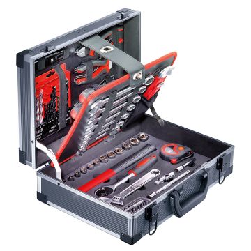 TEDURA Coffre à outils en alu (92-pcs.)