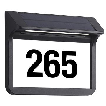 TEDURA Numéro de maison solaire