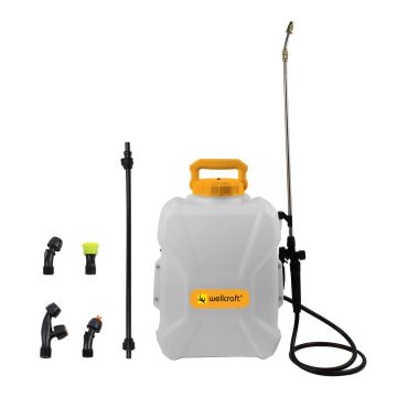 wellcraft Akku-Drucksprüher mit Rucksackfunktion, 12 Liter