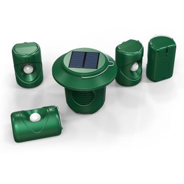 Répulsif solaire pour animaux avec capteurs sans fil