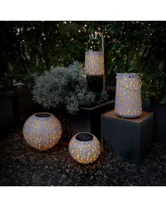 LED solaire avec ornement de lavande