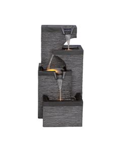 LED-Gartenbrunnen Wasserfall HOCH